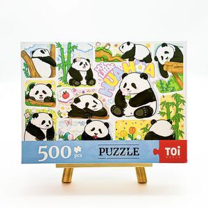 We Love Hua Hua 500 Piece Jigsaw Puzzle